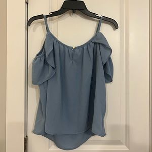 Blue Iris Flowy Blouse Size L